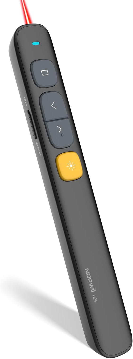 N29 Presentation Clicker Slide Pointer Clicker for Powerpoint Presentations