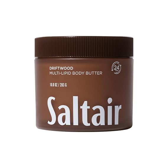 Saltair Multi-Lipid Body Butter | Driftwood Ceramide Cream | 10 oz