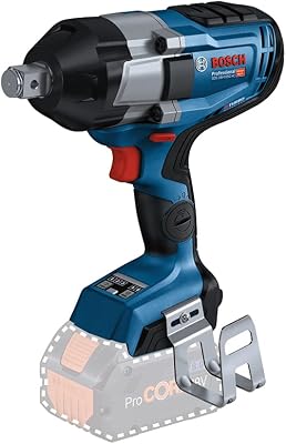 Bosch Professional BITURBO cordless impact wrench GDS 18V-1050 HC tightening torque 1,050 Nm, breakaway torque 1,700 Nm, without batteries and charger, in box, Blue, solo