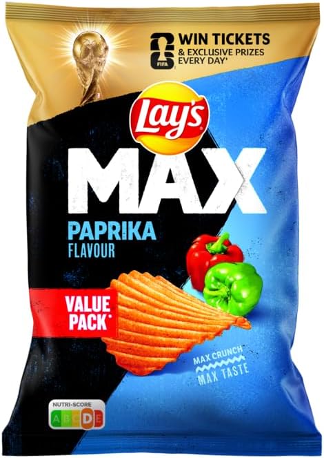 Lay's Max Superchips Paprika Lay's Max Superchips Paprika 275g
