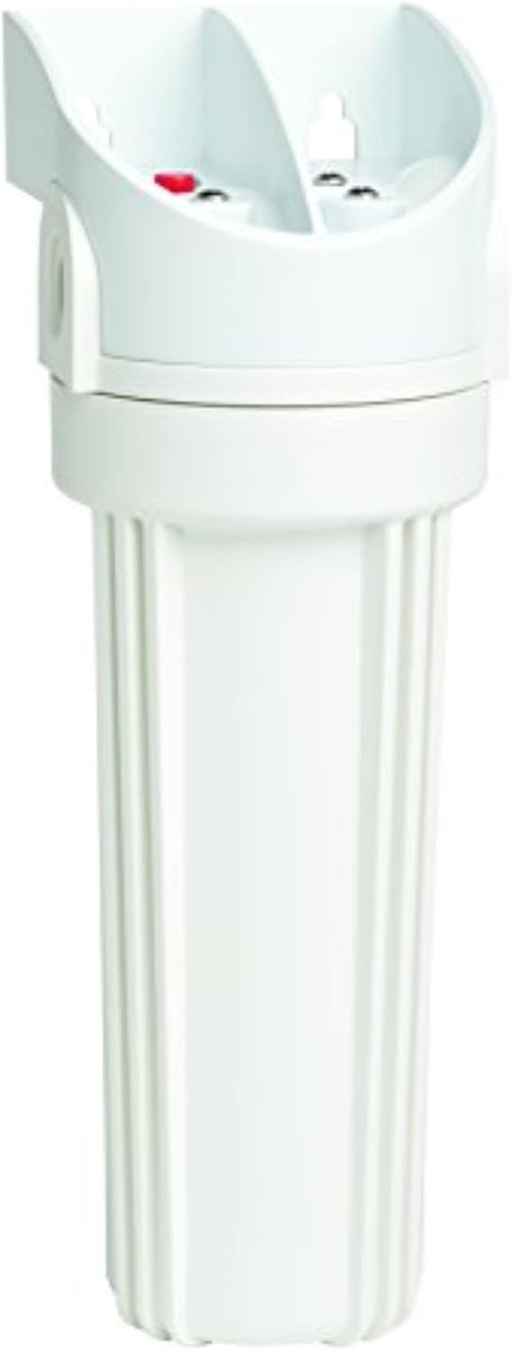 EcoPure EPW2 Whole Home Water Filtration System Municipal & Well Water Reduces Sediment, Rust, Dirt & Chlorine Taste & Odor Includes Mounting Bracket, Pressure Release Button & Sump Wrench