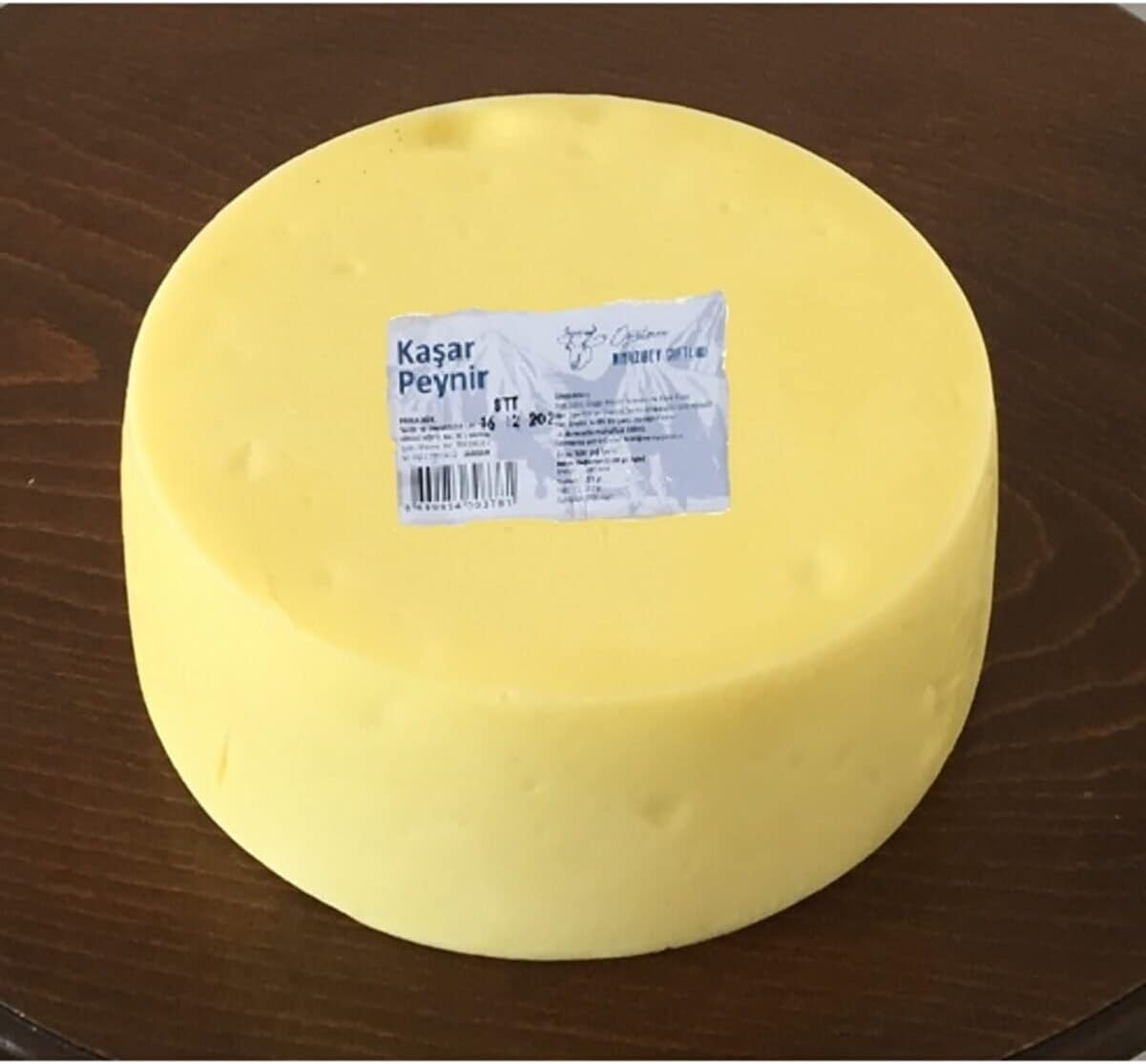 Niyazibey Ciftliği Doğal Çiftlik Sütünden Katkısız Tekerlek Taze Kaşar Peynir 2500 GR