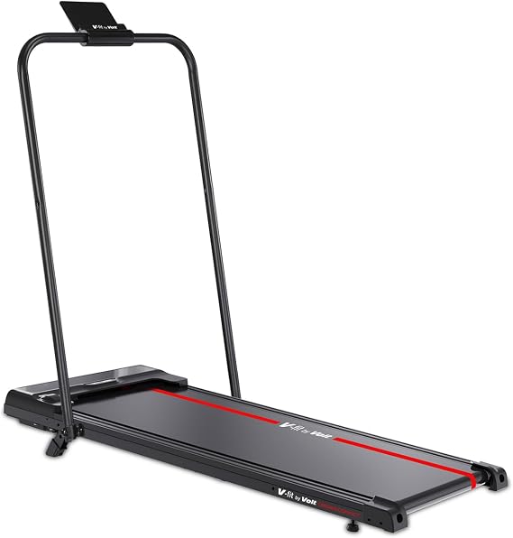 V-FIT by Voit Origami Compact Koşu Bandı Ev Tipi Katlanabilir Yürüyüş Bandı | 750W Energy Saver Motor, 1-10 km/s, LED Ekran, Uzaktan Kumanda