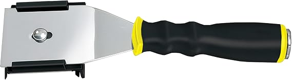 ALLWAY F42X Extendable Push/Pull Scraper with 4-Edge Blade, 2-1/2 | Soft-Grip Handle, 2 Edges for Fine Scraping, 2 Edges for Rough Scraping