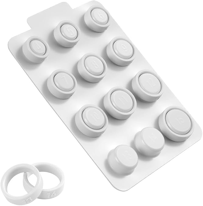 OFFCUP Ring Sizing Kit, Size Before You Buy, Choose from 12 Sizes