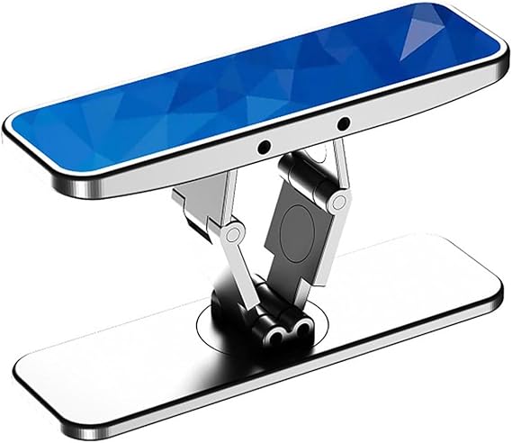 Portable Metal Adhesive Phone Kickstand, Cell Phone Stand(Blue)