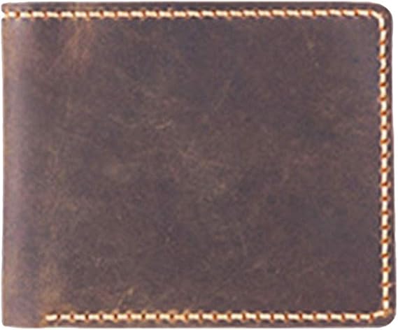LoveinDIY DIY Leather Wallet Kit Leather Craft Holder Vintage Making Die Cutting Modeling Hand Machine Punch Tool Set, Brown