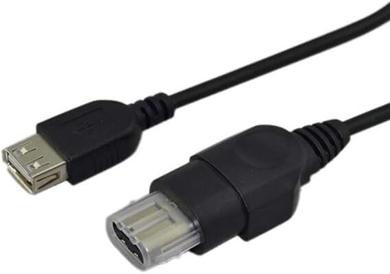 Gamer Gear Female USB Adapter for Xbox Original Classic Console. Converter Adapter Cable - Use Your PC Keyboard or Other USB Devices on Your Classic Console