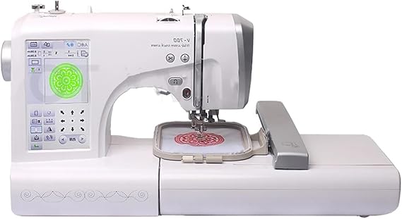 Sewing and Embroidery Machine, Computerized with 3.7-inch Color Touch LCD Screen, 135 Built-In Designs, 10x10 Embroidery Range