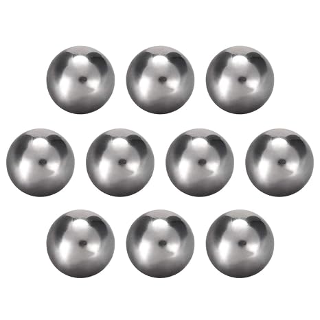 sourcing map Precision Chrome Steel Bearing Balls 16mm G10 10pcs