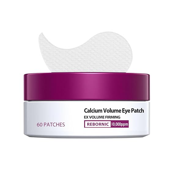 Eye patches, Calcium Volume Eye Patch,Peptide collagen hydrogel eye masks, Retinol Eye Patches,specially designed for puffy eyes and dark circles 60 PCS (1 Pcs)