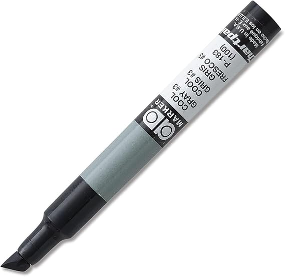 CHARTPAK Ad Marker Individual, Cool Gray No 3 (P183)