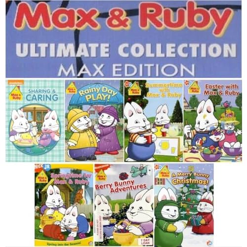 Ultimate Max & Ruby 7-Volume Learning & Educational DVD Collection: Easter/ Springtime/ Berry Bunny Adventures/ Max's Balloons Buddies/ Thanksgiving