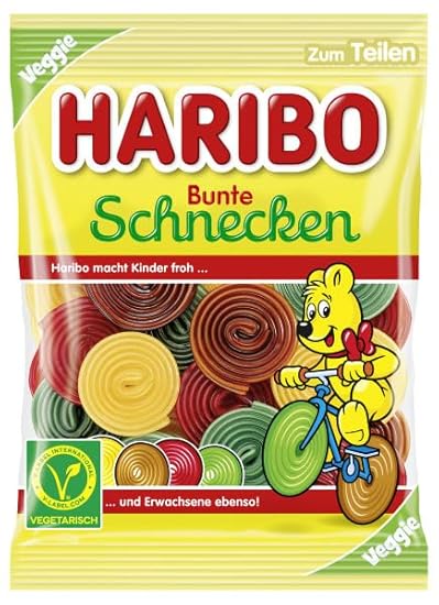 Haribo Colourful Snails (0.16 kg)