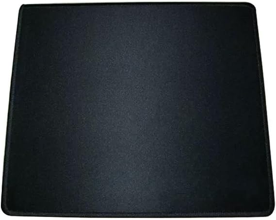 Mouse Pad with Anti-fray Stitching, Computer Mousepad with Non-Slip Rubber Base, Premium-Textured Gaming Mouse Mat for Laptop, Office & Home, Black