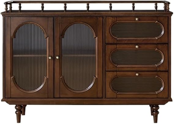 Sideboard Cupboard Coffee Bar Cabinet with Storage Function Modern Storage Cabinet Wooden Buffet Cabinet Entrance Decorative Cabinet Kitchen Storage