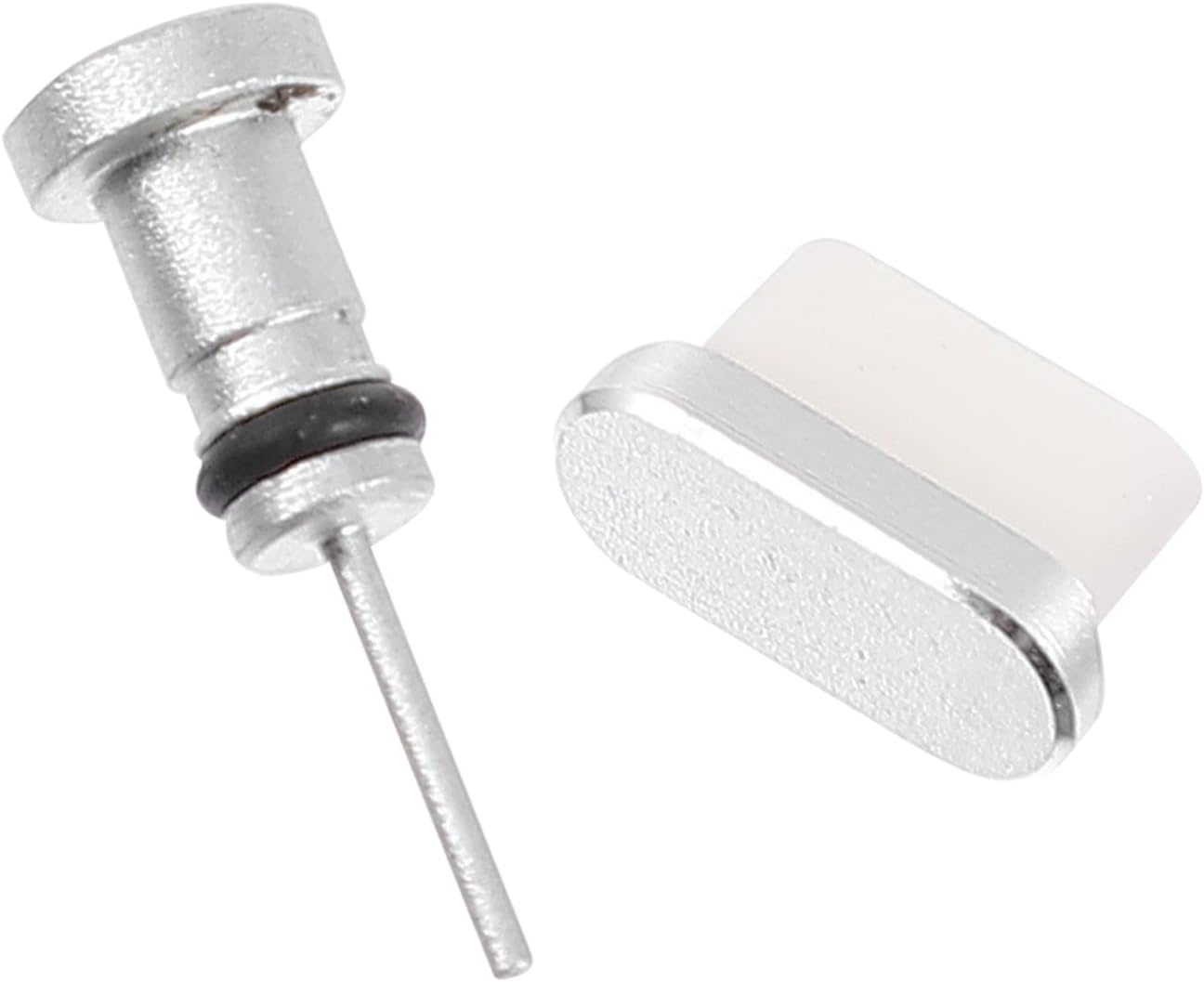 2 Çift Toz Tapası Telefon Toz Fişi Telefon Için Toz Fişi Telefon Kulaklığı Toz Fişi Telefon Anti-toz Fişi Cep Telefonu Kapakları Toz Önleyici Fiş Metal Kulaklık Aksesuarlar