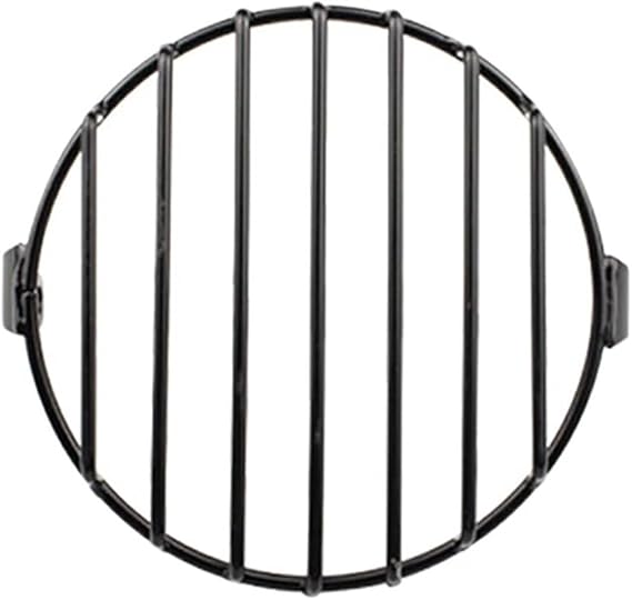 6.5inch Motorcycle Headlight Fog Lamp Guard Grille Cover For(C)
