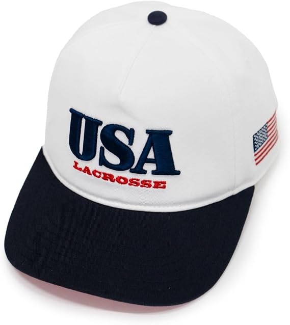 LU USA Lacrosse Hat - White