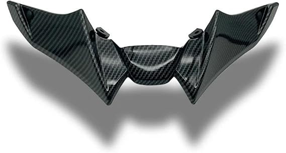 Motorcycle Winglet For MT 09 For MT-09 For MT09 SP 2021-2023 Motorcycle Naked Front Spoiler Winglet Aerodynamic Wing Kit Motorcycle Fairing(Carbon Look)
