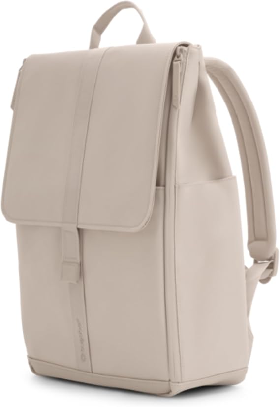 Bugaboo Changing Backpack, Sustainable & Made from Recycled Materials, Water-Repellent, Easy to Clean, Includes Changing Mat and Insulated Bottle Holder, Desert Taupe