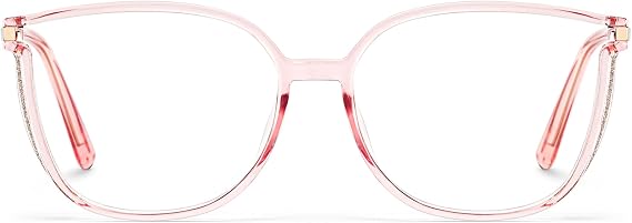 Zeelool Blue Light Blocking Glasses, TR90 Cat Eye Glasses Frame for Women with Non-prescription Lens Rodz ZJGT548130