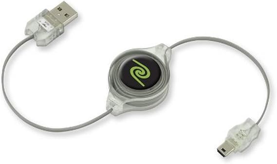 ReTrak Retractable Micro USB Cable, Clear (ETCABLERU2LRM5)