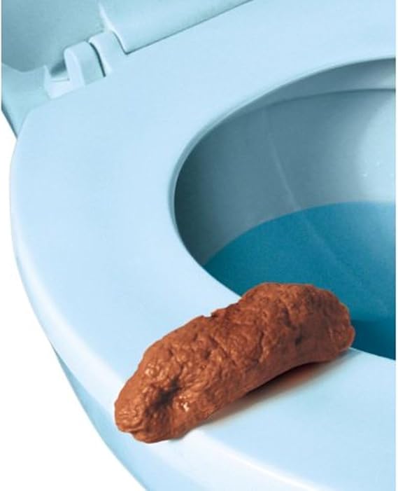 Loftus Gross Party Pooper Fake Poo Toy, Brown, 4 inches