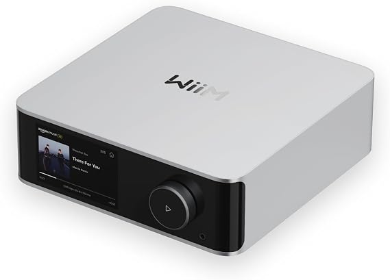 WiiM Ultra Hi-Res Music Streamer with Touchscreen & ESS DAC, Silver