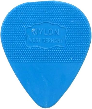Blue Heavy Nylon Pick, 12 Pack marked West Germany