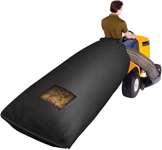 Universal Lawn Tractor Leaf Bag Large Capacity Mower Grass Waste Catcher Pouch Lawn Mower Grass Catcher For Riding Mower