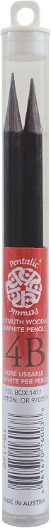 Pentalic Woodless 4B Graphite Pencil, Box of 12
