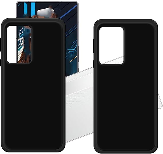 Cover for Nubia Red Magic 11 Pro+ 6.85", 2 Pack Black Silicone Case Soft Shell Protective Case.