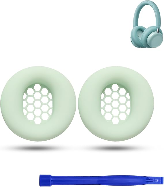 Protective Ear Pad Covers for CMF Headphone Pro Over-Ear Headphones, daunke Silicone (Including a Pair), Full Protection, Green
