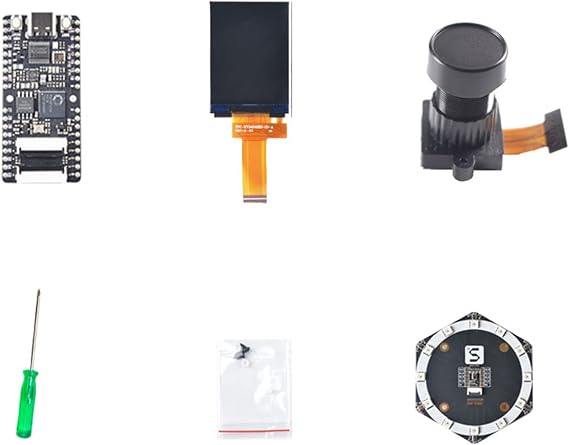 Maixビットキット RISC-V AI+ IoT開発ボード 2.4インチスクリーン、カメラ、マイクアレイ付き USB、UART、SPI、I2C、タイマー
