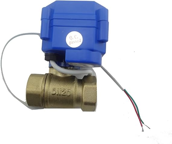 MISOL Motorized Ball Valve 3/4"(BSP) DN20 / 12VDC / 2 Way/Electrical Valve/Ball Valve with acuator/Reduce Port / CR04