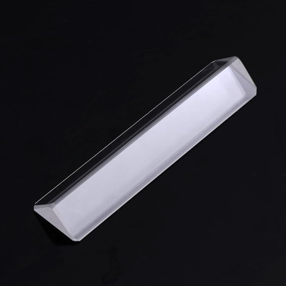 Prism Glass Triangular Compact Triangular for Teaching Light Spectrum Physics Photo Photography Tool