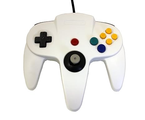 White Replacement Controller for N64 by Mars Devices