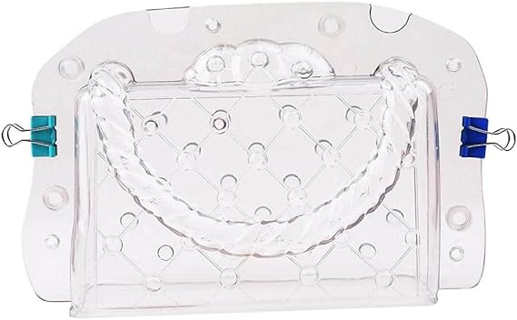 Plastic Chocolate Mould Jelly Candy Fondant Mould Polycarbonate Bag Cake Decorating Molds 3d Diy Handmade Handbag Chocolate Mold