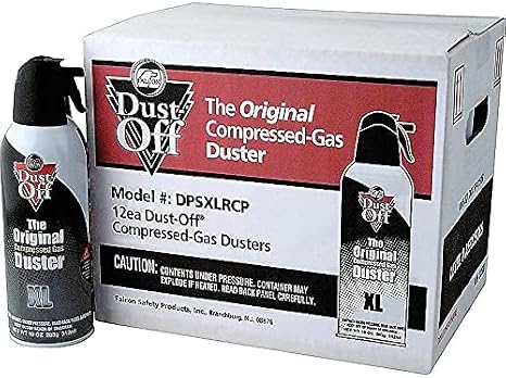 Falcon Dust-Off Disposable Air Dusters, 12/Pack