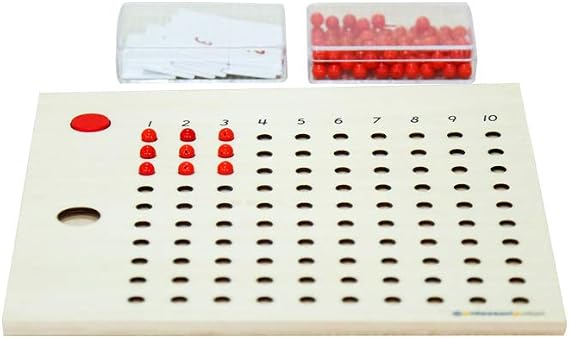 MONTESSORI OUTLET Multiplication Bead Board