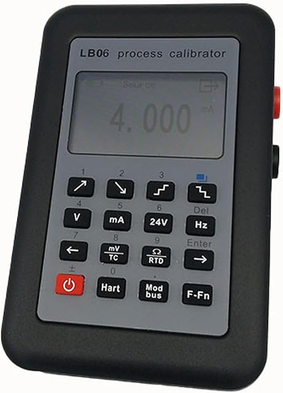 Lb06 Portable Multi-Function Process Calibrator, Precision Signal Generator, Universal Regulator with LCD Display, Including (HART Modbus) Function, 4-20mA, 0-10v Generator, Etc.(Size:LB06)