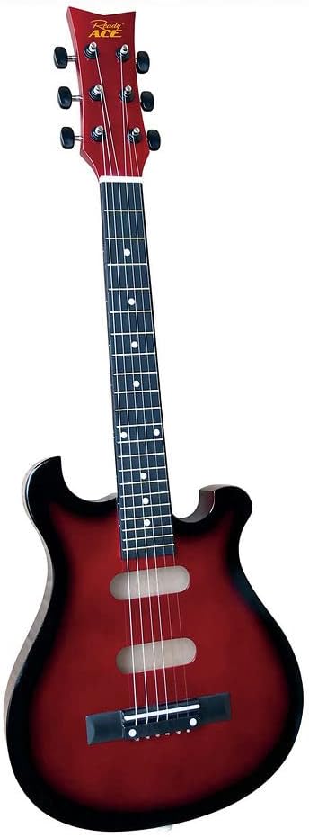 Ready Ace 30" Acoustic Guitar Sunburst Red Red