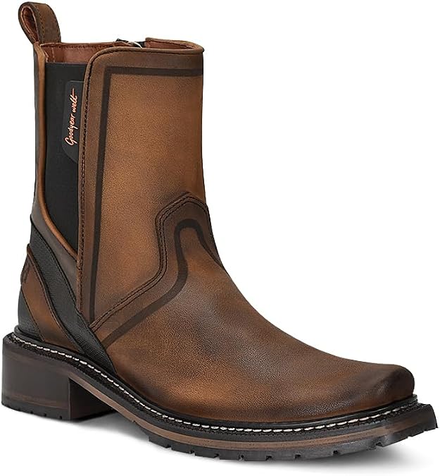 Cuadra Men's Fashion Boot Brown Bovine Leather Zipper Matte finish | 1J2ORS