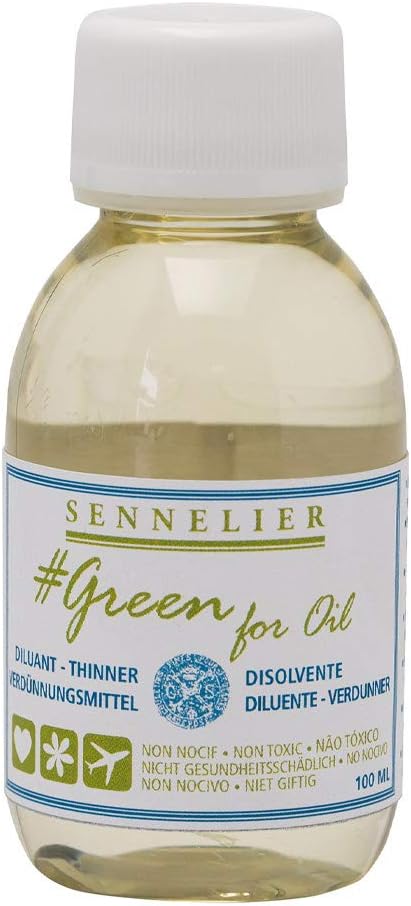 SENNELIER Green for Oil Solvent-Free Thinner, 100ml (10-135201-100)
