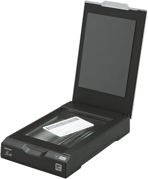 RICOH fi-70F Small Footprint Flatbed A6 Document Scanner