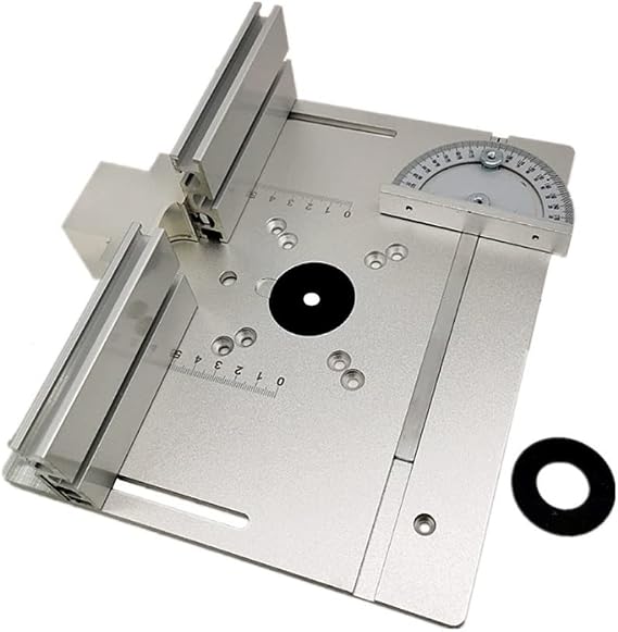 Router Table Insert Plate, with Miter Gauge,
