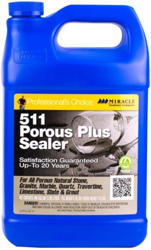 Miracle Sealants 511 Porous Plus Penetrating Stone & Tile Sealer, Gallon