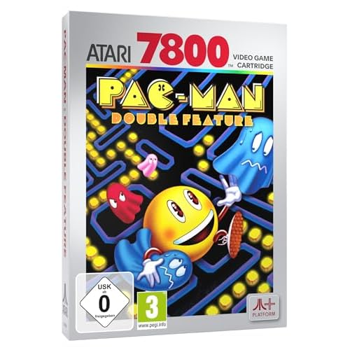 Dual function PAC-MAN compatible with Atari 2600, Atari 7800 and Atari 7800 video game systems