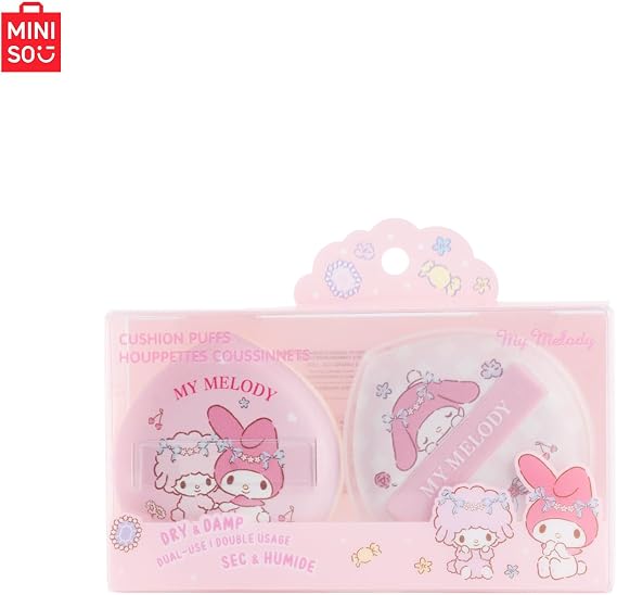 Sanrio Lisanslı Ekstra Büyük Makyaj Pufu (2 adet + Kap)